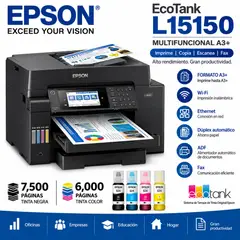 EPSON - IMPRESORA MULTIFUNCIONAL EPSON L15150 A3+ WIFI ETHETNET