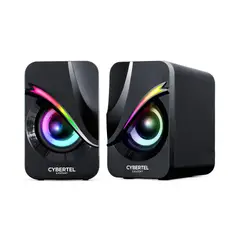 CYBERTEL - Parlante Multimedia Gamer RGB 2.0 Exxpert - CBX S301