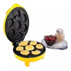 GENERICO - Mini Waflera Eléctrica Para Hot Cakes Waffles Con Diseños