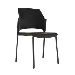 OFIDEAS - Silla Fija De Espera Zyle Negro Ofideas