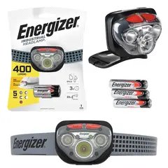 ENERGIZER - Linterna Frontal 400 Lumenes 5 modos IPX4 85 mts