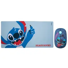 LILO & STITCH - Mouse Inalambrico + Desk Pad Stitch