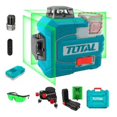 TOTAL TOOLS - Nivel laser 12 líneas + accesorios Total