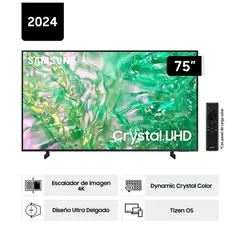 SAMSUNG - Televisor 75 pulg. Crystal UHD 4K Tizen Os Smart Tv UN75DU8000