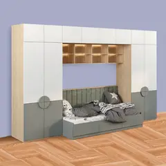 GENERICO - Camarote Infantil Lecce+ Estante 1.5 plz