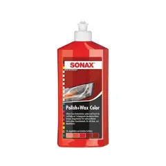 SONAX - Cera para Autos Polish Wax Color Rojo 500ml