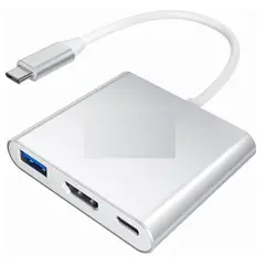 XTECH - Adaptador Multipuerto 3 en 1 HDMI, USB 3.0, USB-C para iPad Mini 7 A17