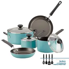 FARBERWARE - Easy Clean Batería Antiadherente 12P Azul