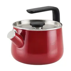 KITCHENAID - Tetera 1900ml acero inoxidable apta cocinas de inducción Rojo