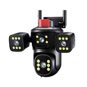 SEISA - Camara de Seguridad Vigilancia Externa 4 Lentes