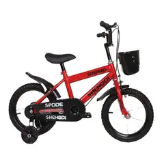 GENERICO - Bicicleta Para Niño Infantil Kids Aro16 Rojo ACS