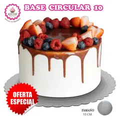 GENERICO - 100 Bases Plateadas de Mini Torta Pastel de 10 cm. para Repostería