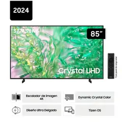 SAMSUNG - TV 85 LED CRYSTAL 4K ULTRA UHD SMART TV 85DU8000G