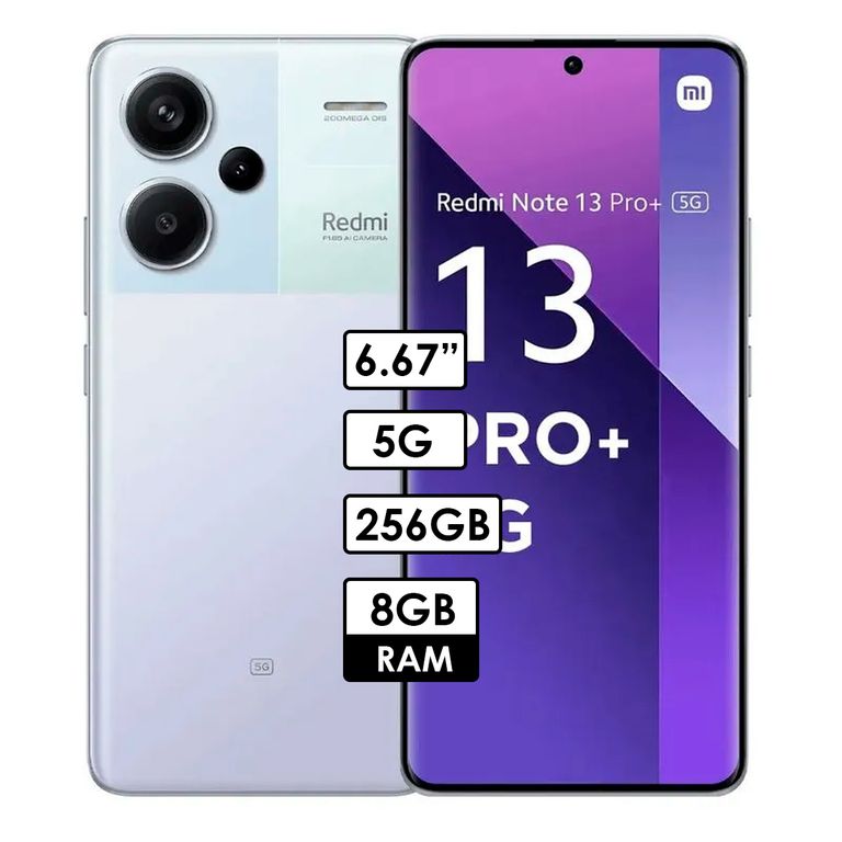 Celular Redmi Note 13 pro+ 5G 8GB RAM 256GB Purpura