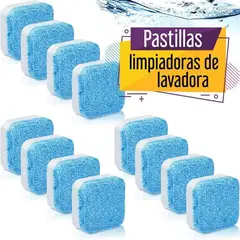 GENERICO - Pastillas Limpiador de Lavadora 12 Piezas