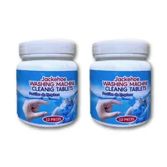 GENERICO - 2 Pastillas Limpiador de Lavadora 24 Piezas