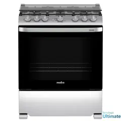 MABE - Cocina a Gas 76cm 6 Hornillas Plateado EMH7602JSSY0