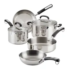 FARBERWARE - Batería 7pzs Acero Inoxidable