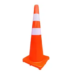 GENERICO - Cono De Seguridad Vial Reflectivo PVC 90 CM