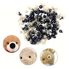 GENERICO - 100 Ojos De Seguridad 5mm Amigurumis Peluches Muñecos Ojitos