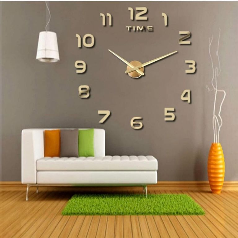Reloj 3D Grande NModelo Europeo con Relieve