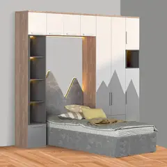 GENERICO - Camarote Infantil Trieste+ Estante 1.5 plz