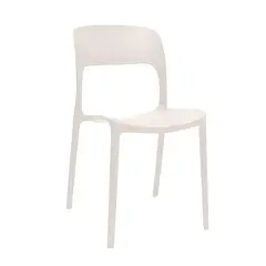OFIDEAS - Silla De Comedor Diseño Obi Hb Color Blanco