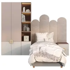 GENERICO - Camarote Infantil Parma+ Estante 1.5 plz