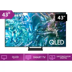 SAMSUNG - Televisor 43" Smart TV QLED QN43Q65DAGXPE 2024