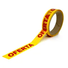 GENERICO - Cinta de embalaje impresas Oferta 100 Yardas - 1 Und.