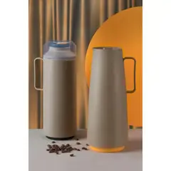 TRAMONTINA - Termo Tramontina Exata en Plástico 1 Lt Beige