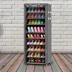 SM - ORGANIZADOR DE ZAPATOS 9 NIVELES COLOR GRIS