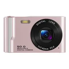 RENVMEXY - Cámara M13 Rosa - Selfies 50MP Luz Noche