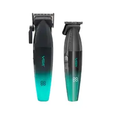 PREMIUM - Maquina Corte Cabello Profesional Combo Clipper Trimmer Barberia