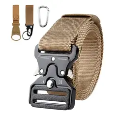 GENERICO - Correa Tactica con accesorios multifuncionales - Color Khaki