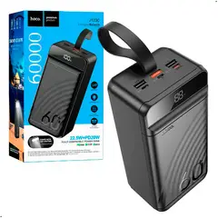 HOCO - Power Bank J123C Cargador Portatil 60000 Mah Con Lampara