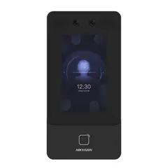 HIKVISION - Control de asistencia Terminal Min Moe de Reconocimiento Facial y Huella con lector PROX EM Exteri