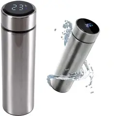 GENERICO - Termo inteligente digital acero inoxidable con filtro de té - Plata