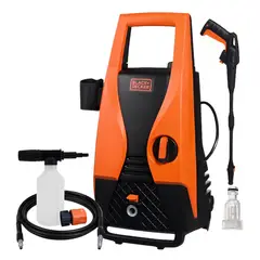 BLACK+DECKER - Hidrolavadora Eléctrica Black & Decker 1400W