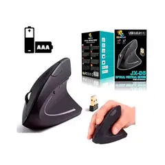 GENERICO - Mouse inalámbrico Ergonómico Vertical 2,4 G - NEGRO
