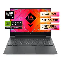 HP - Laptop Victus Gaming AMD Ryzen 5-8645HS 8Gbb Ram 512 Ssd NVIDIA GeForce RTX 3050 15.6" Windows 11