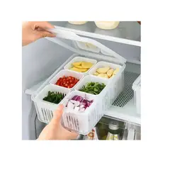 GENERICO - CONTENEDOR DE ALMACENAMIENTO CON 6 COMPARTIMIENTOS