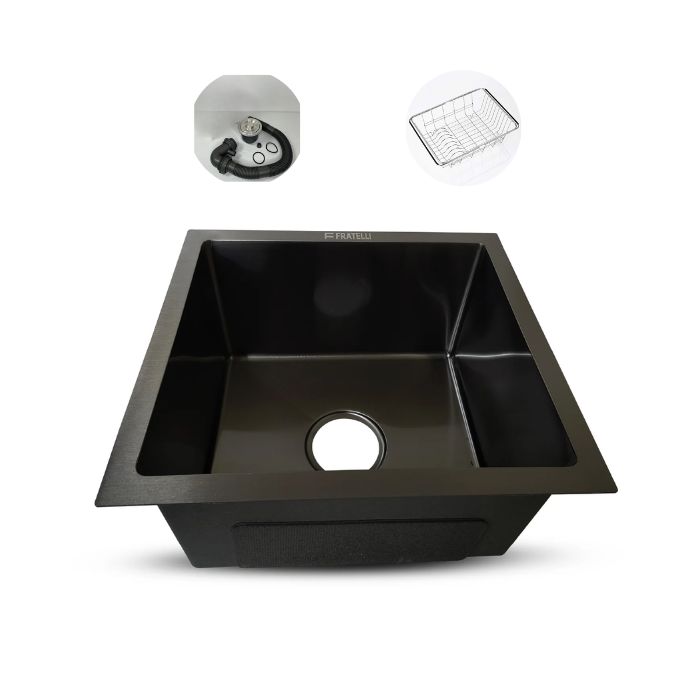 LAVADERO DE COCINA ACERO INOXIDABLE NEGRO PMR-4339B