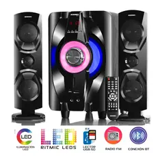MICRONICS - Sistema De Audio SHELBY MIC S7011BT RITMIC LED KTV FM SD+USB