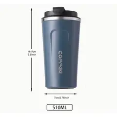 GENERICO - VASO CAFE CON SENSOR DE TEMPERATURA - VERDE MILITAR
