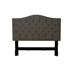 MUEBLES MACRUMO - Cabecera Alta Varsovia Queen - Plomo Antifluido