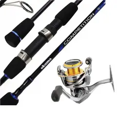 OKUMA - EQUIPO DE PESCA SPINNING CAÑA 2.70 M Y CARRETE 4000