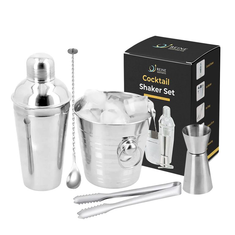 SET DE BAR PRO X5 Piezas Coctelera Shaker