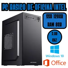 INTEL - COMPUTADORA BASICA DE OFICINA 3GHZ SSD 128GB RAM 8GB