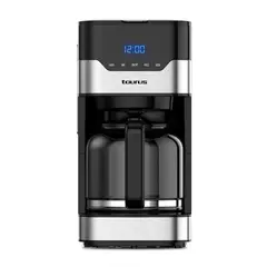 TAURUS - Cafetera 1.5 litros Negro ALBA DIGITAL